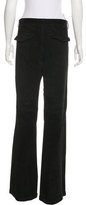 Thumbnail for your product : Balmain Suede Flared Pants