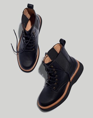 Madewell The Helen Platform Chelsea Boot in Leather - ShopStyle