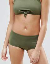 Thumbnail for your product : Weekday hipster bikini bottoms in khaki green