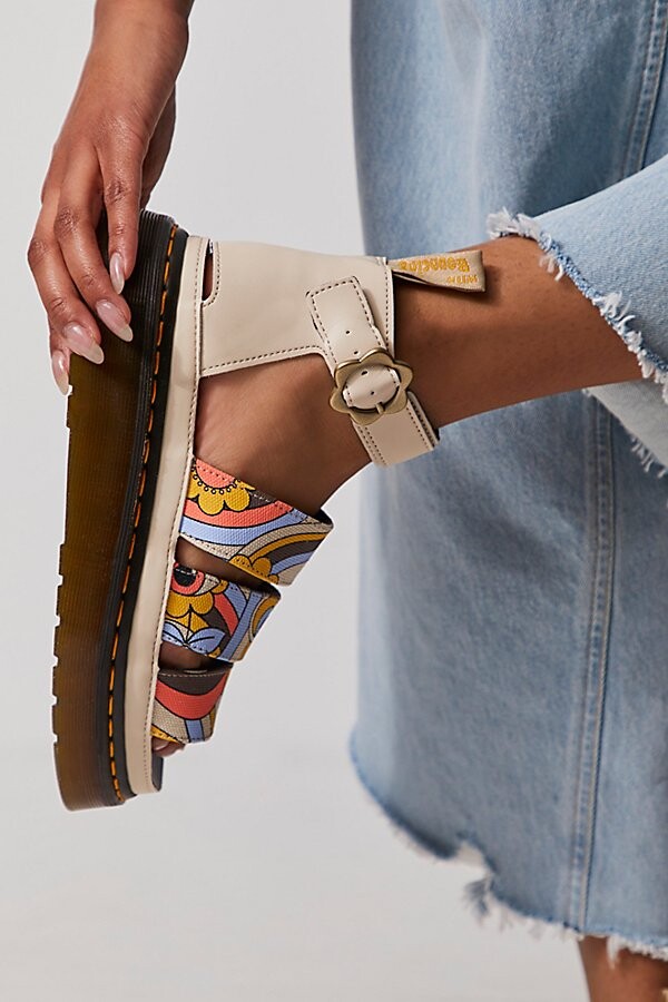 Dr. Martens Clarissa II Quad Flatform by at Free People - ShopStyle Sandals