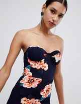 Thumbnail for your product : AX Paris off shoulder frill hem dress