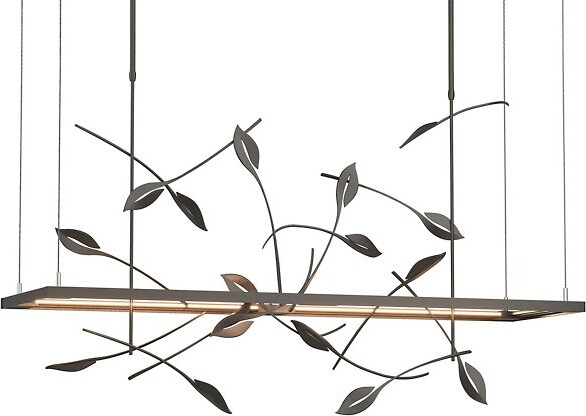 Hubbardton Forge Autumn LED Linear Chandelier Light in Antique