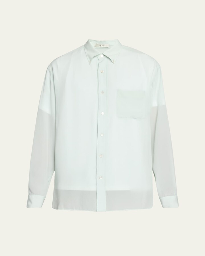 The Row Men's Bresson Cupro Shirt