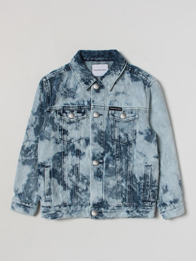Calvin Klein Jacket Kids color Denim