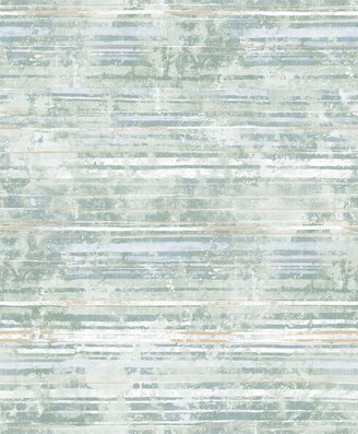 Decorline 21" x 396" Makayla Distressed Stripe Wallpaper