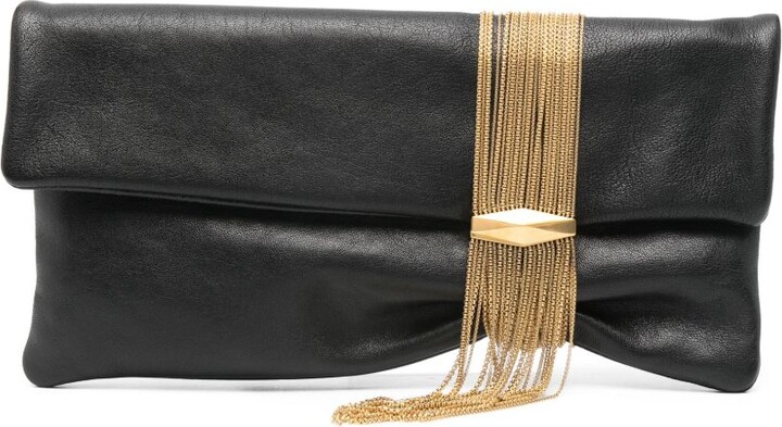 Jimmy Choo Zandra Chain-Embellished Clutch Bag