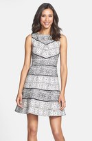 Thumbnail for your product : Jessica Simpson Textured Fit & Flare Dress