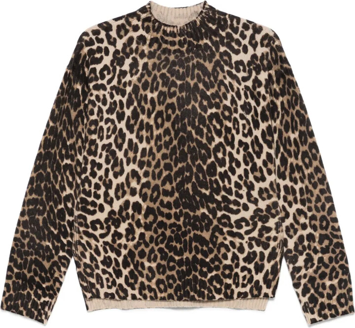 Seventy Leopard-Print Sweater