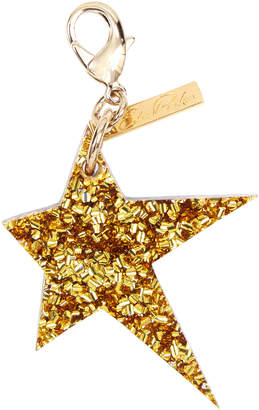 Edie Parker Star Bag Charm, Gold/Silver