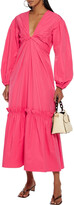 Thumbnail for your product : A.L.C. Irena Twist-front Taffeta Midi Dress