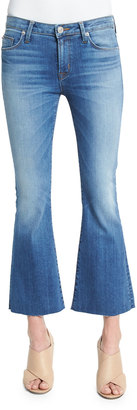 Hudson Mia Flare-Leg Cropped Jeans, Carve