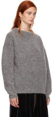 Acne Studios Grey Wool Dramatic Sweater