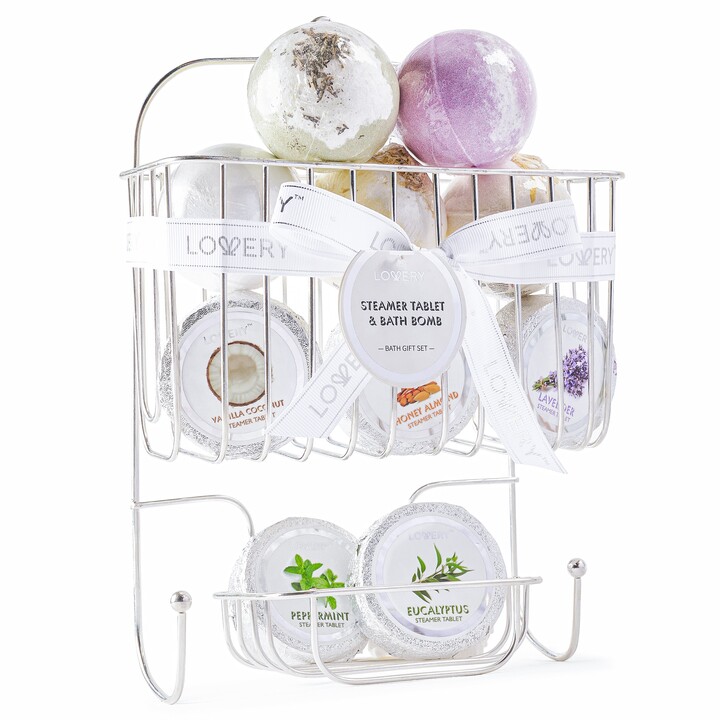Lovery Shower Steamer & Bath Bomb Caddy Gift 11-Piece Set - ShopStyle