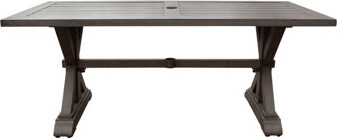 Modern Outdoor Aluminum Dining Table(Only Including Table)