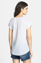 Thumbnail for your product : Hinge Embroidered Split Neck Top