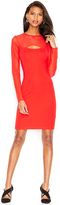 Thumbnail for your product : French Connection Long-Sleeve Mesh-Paneled Cutout Dress