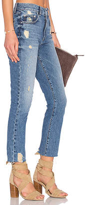 Lovers + Friends Logan High-Rise Tapered Jean.