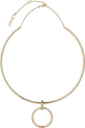 Whistles Hung Hoop Necklace