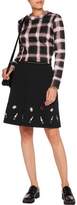 Thumbnail for your product : Markus Lupfer Embroidered Neoprene-Jersey Mini Skirt