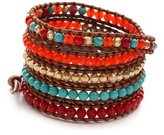 Thumbnail for your product : Chan Luu Multicolor Beaded Wrap Bracelet