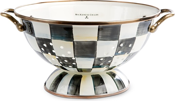 Mackenzie Childs MacKenzie-Childs Courtly Check Colander - Large
