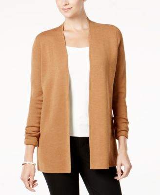 Charter Club Petite Open-Front Cardigan, Created for Macy's