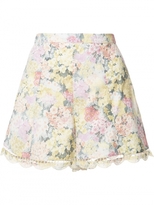 Thumbnail for your product : Zimmermann Scallop Edge Floral Shorts
