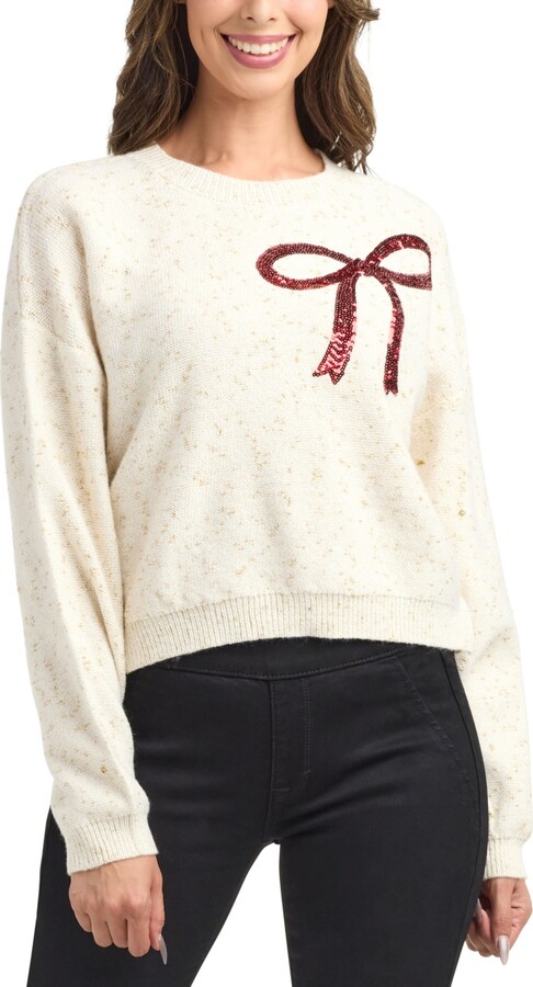 BCX Women's Pull-On Cropped Sweater