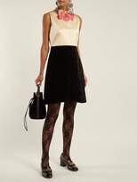 Thumbnail for your product : Gucci Logo Jacquard Lace Tights - Womens - Black