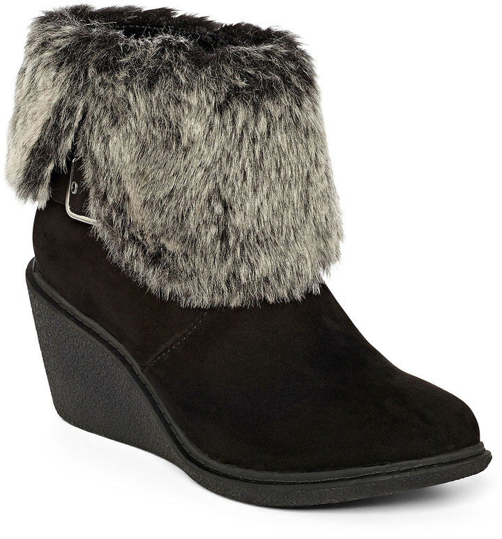 JCPenney A.N.A a.n.a Maddy Womens Wedge Ankle Boots - ShopStyle