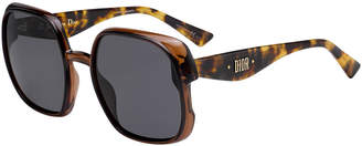 Christian Dior Nuances Square Plastic Sunglasses