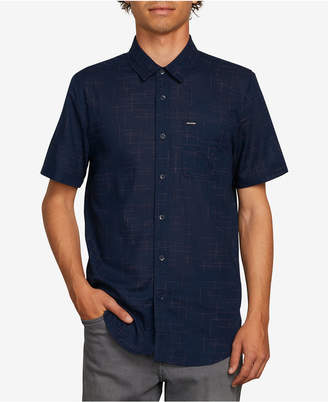 Volcom Men's Quency Dot Short-Sleeve Shirt