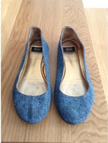Thumbnail for your product : D&G 1024 D&G Blue Cloth Ballet flats