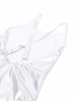 Thumbnail for your product : BOSS Kidswear Logo-Print Satin Swimsuit