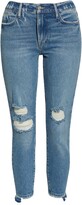 Thumbnail for your product : Frame Le High Waist Crop Skinny Jeans