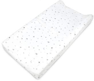 American Baby Company Printed 100% Cotton Jersey Knit Fitted Contoured Changing Table Pad Cover, also works with Travel Lite Mattress