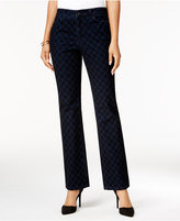 Thumbnail for your product : Charter Club Petite Lexington Flocked Straight-Leg Jeans, Only at Macy's