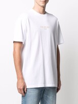 Thumbnail for your product : Sporty & Rich logo-print cotton T-Shirt