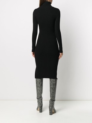 Tom Ford Zip Detailed Knitted Dress