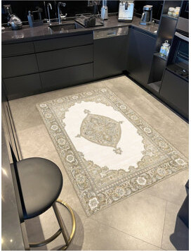 Hokku Designs Traditional Ethnic Vintage Decorative Machine Washable Area Rug