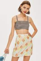 Thumbnail for your product : Topshop Womens Pastel Diamond Sequin Mini Skirt - Multi