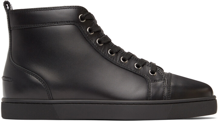 Christian Louboutin Men's Black High Top Sneakers | over 40 Christian  Louboutin Men's Black High Top Sneakers | ShopStyle | ShopStyle