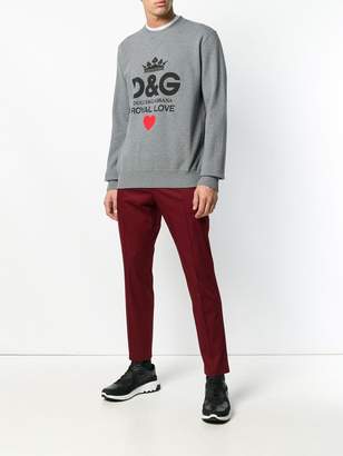 Dolce & Gabbana Royal Love printed sweatshirt