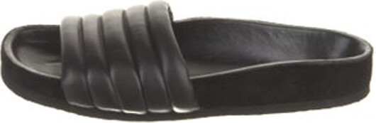 Isabel Marant Leather Slides Black Designer