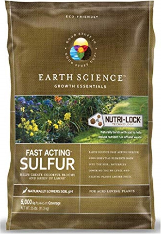 Earth Science 11883-80 Fast Acting Soil Sulphur, 25 Lbs
