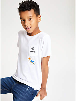 Hype Boys' Disney Donald Duck T-Shirt, White