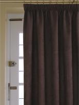 Thumbnail for your product : Faux Suede Thermal Pencil Pleat Door Curtain