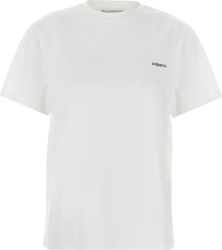 Coperni Knitted Boxy Tee Cotton T-Shirt
