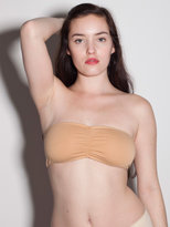 Thumbnail for your product : American Apparel Cotton Spandex Ruched Front Tube Bra
