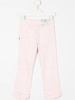 Thumbnail for your product : MonnaLisa Floral-Embroidered Jeans